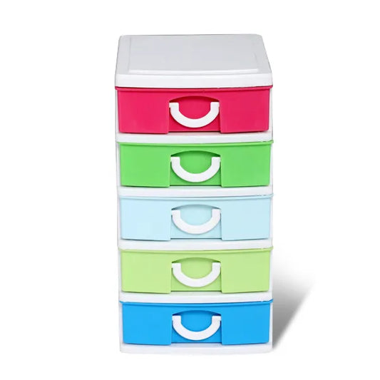 5-Layer Mini Desktop Drawer Box – Ideal Makeup Organizer, Jewelry Storage, Crafts & Kids Essentials Box