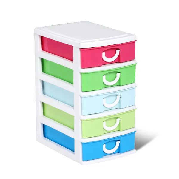 5-Layer Mini Desktop Drawer Box – Ideal Makeup Organizer, Jewelry Storage, Crafts & Kids Essentials Box